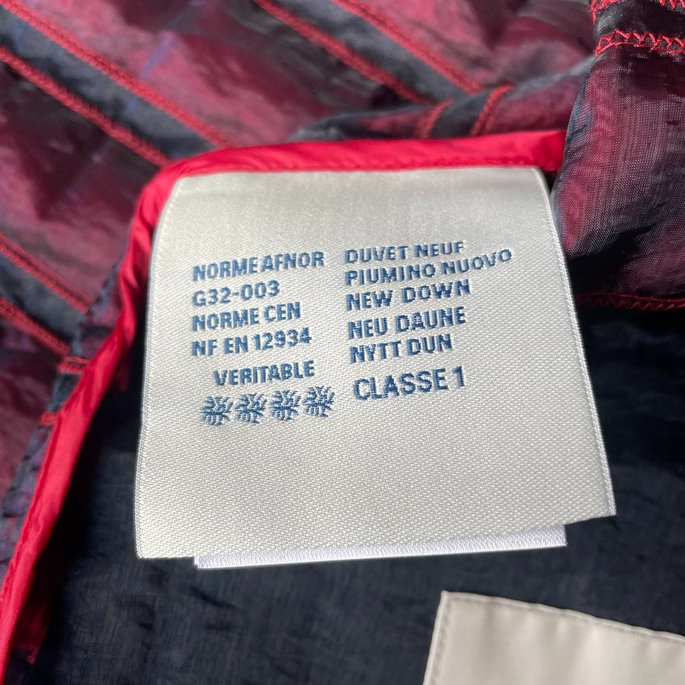 Moncler Women's Red Brioche Down Jacket - Picture 15 of 16